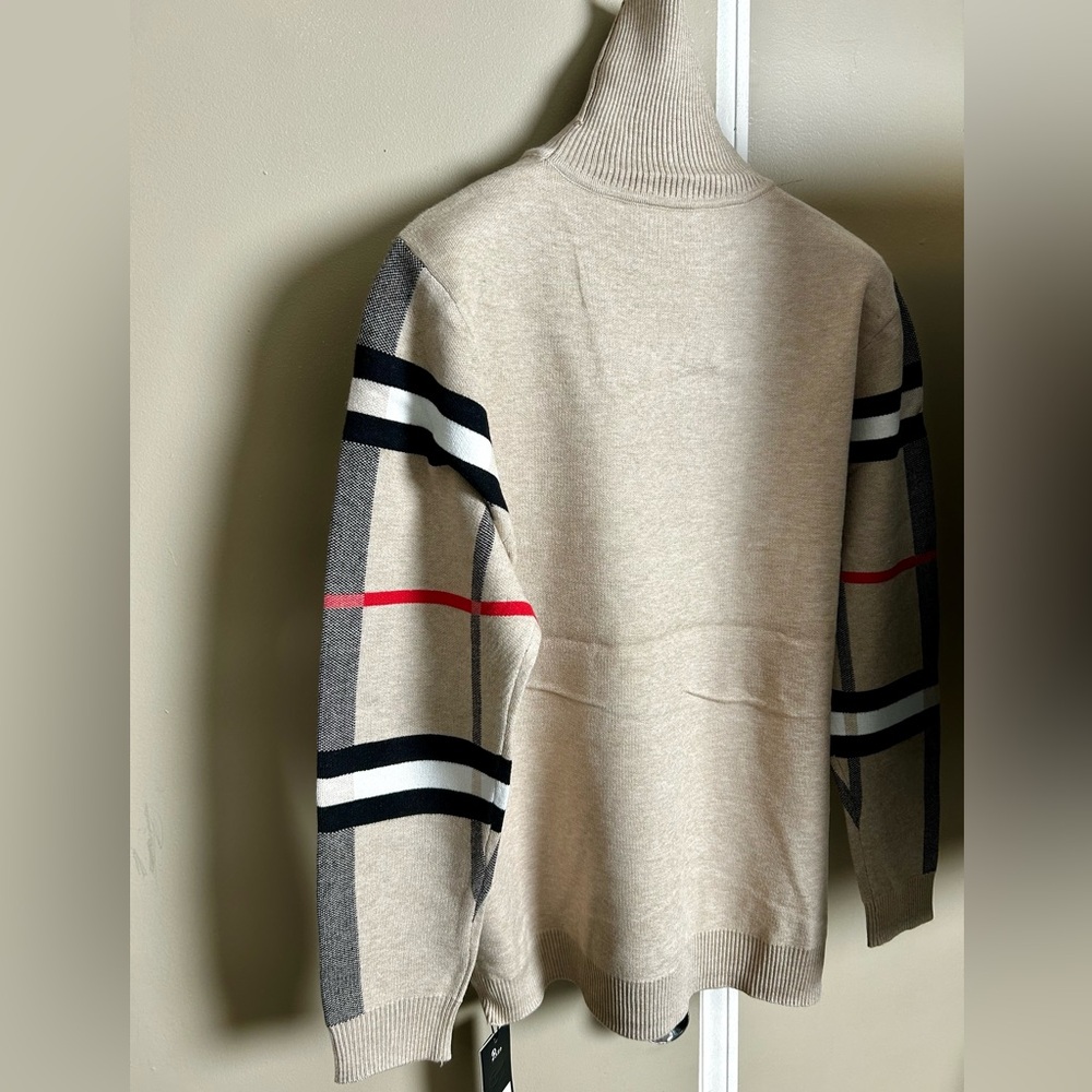 Designer turtleneck sweater